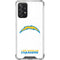NFL Los Angeles Chargers Distressed Galaxy A72 5G Clear Case